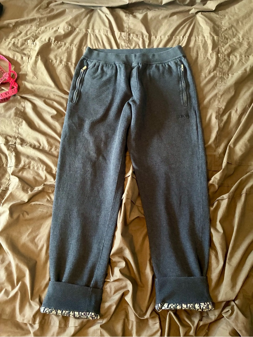 Dior Oblique Navy Blue Sweatpants Joggers